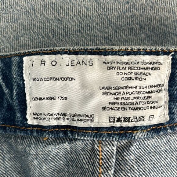 IRO distressed denim skirt Size Small - Picture 7 of 12